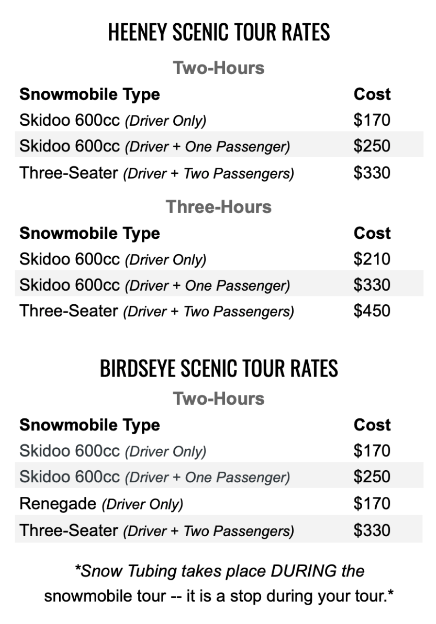Colorado Snowmobile Tours